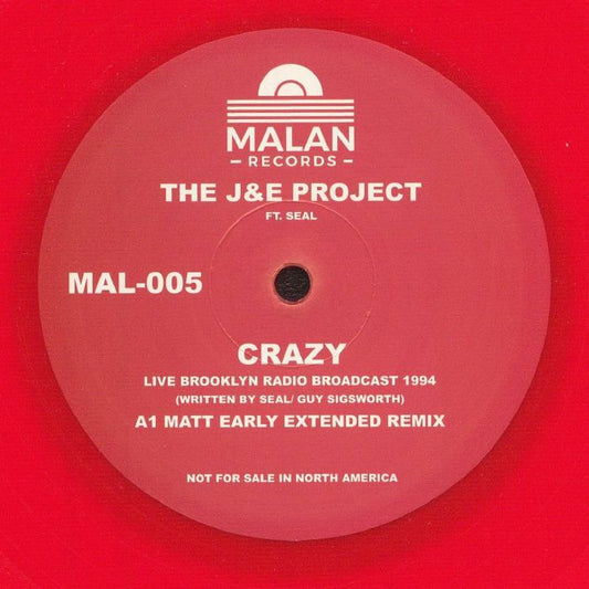 Crazy - Red Vinyl Single vinyl record cover