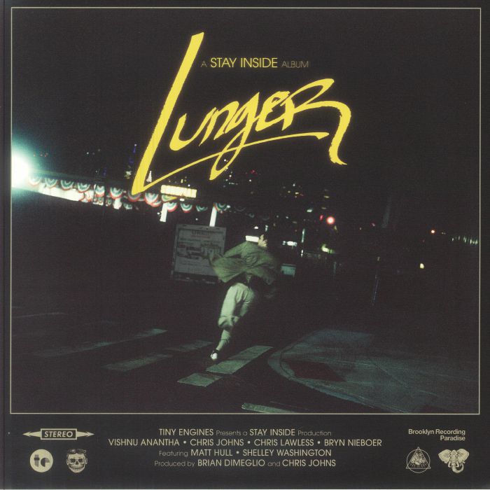Lunger - Limited Edition Glittery Yellow Vinyl LP vinyl record cover