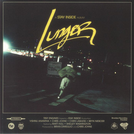 Lunger - Limited Edition Glittery Yellow Vinyl LP vinyl record cover