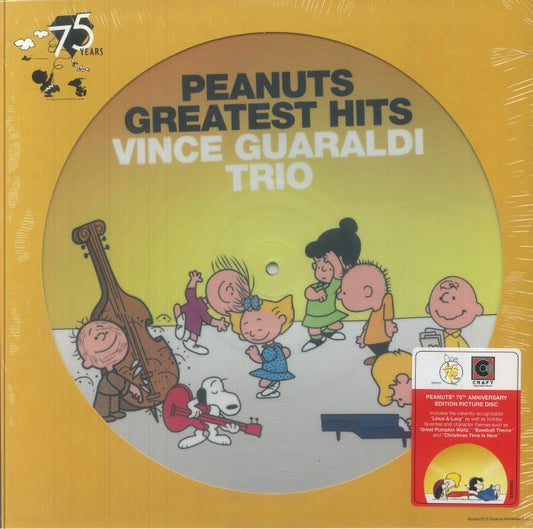 Peanuts Greatest Hits - 75th Anniversary Picture Disc LP vinyl record cover