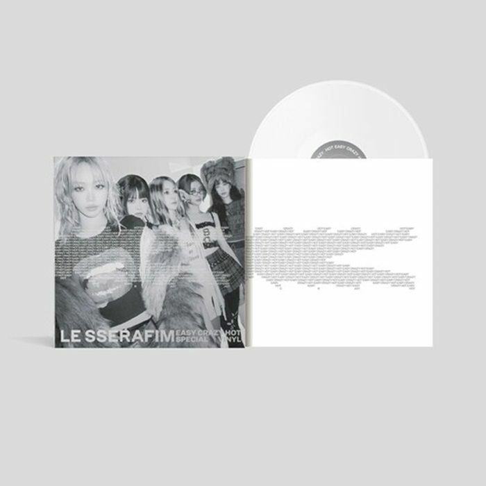 Easy Crazy Hot Special Vinyl - Limited Edition Silver White Vinyl LP vinyl record cover