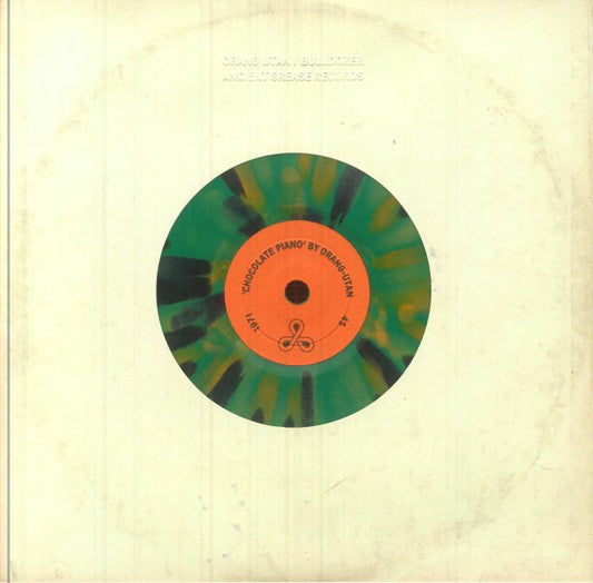 Chocolate Piano - Limited Edition Green Splatter Vinyl Single vinyl record cover