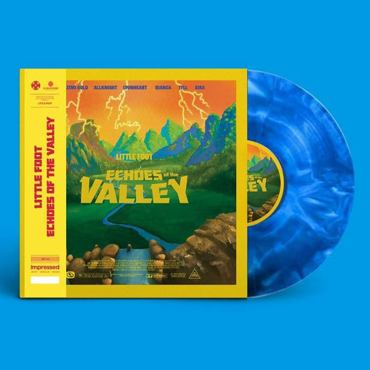 Echoes Of The Valley - Limited Edition Blue Marbled Vinyl LP vinyl record cover