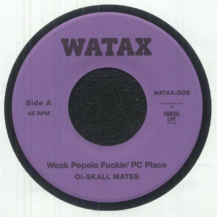 Weak Pepole Fuckin' PC Place - Vinyl Single vinyl record cover
