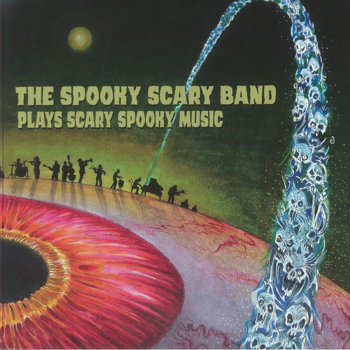 The Spooky Scary Band Plays Scary Spooky Music - Vinyl LP vinyl record cover