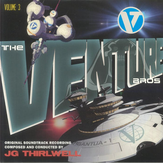 Music Of The Venture Bros Volume Three - Blue Vinyl LP vinyl record cover