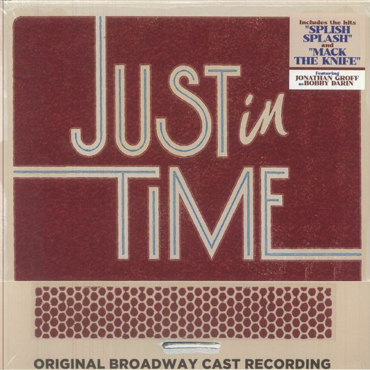 Just In Time (Original Broadway Cast Recording) - 2xLP vinyl record cover