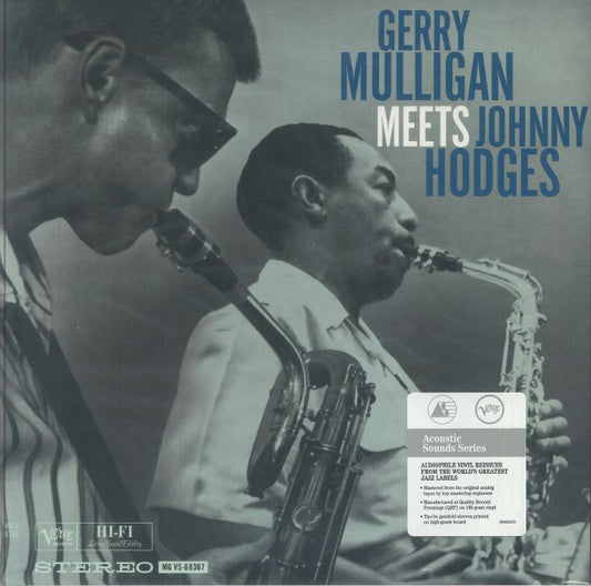 Gerry Mulligan Meets Johnny Hodges - Vinyl LP vinyl record cover