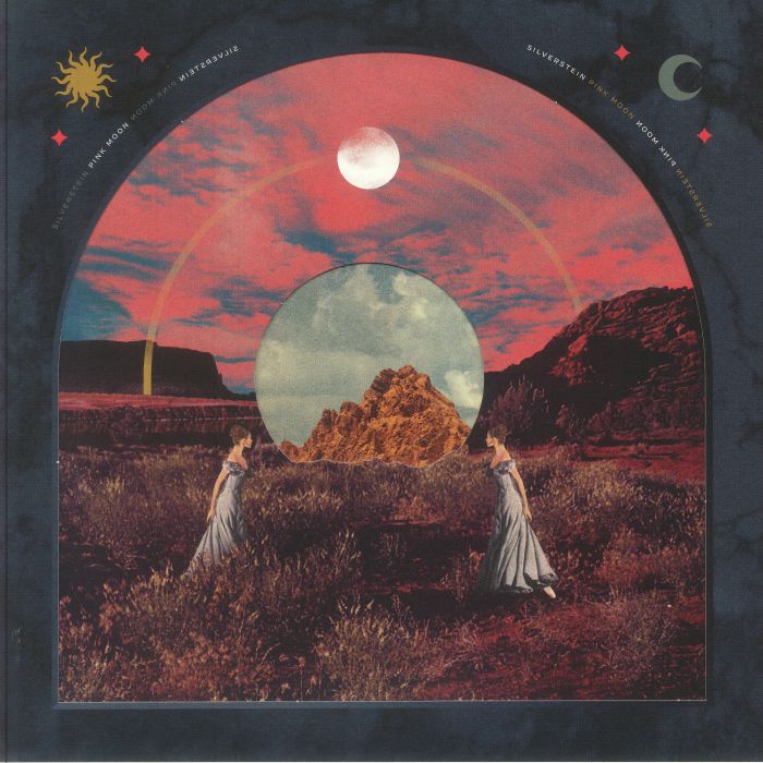Pink Moon - Pink & Black Splatter Vinyl LP vinyl record cover