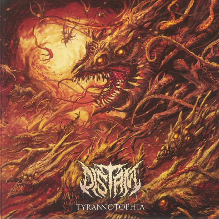 Tyrannotophia Redux - Red & Gold Vinyl LP vinyl record cover