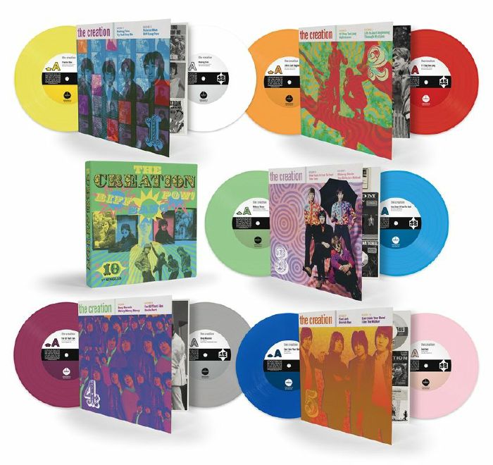 Biff Bang Pow: The Singles - 10x7" Box Set vinyl record cover