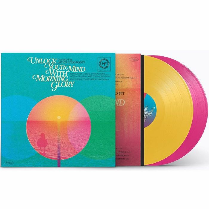 Unlock Your Mind With Morning Glory - Sunrise Yellow And Pink Vinyl 2xLP vinyl record cover