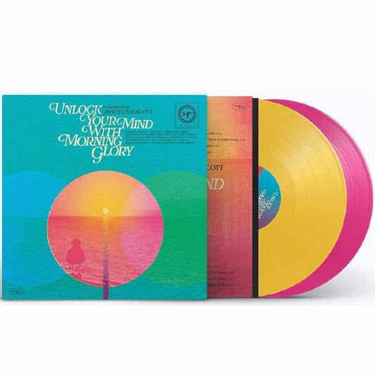 Unlock Your Mind With Morning Glory - Sunrise Yellow And Pink Vinyl 2xLP vinyl record cover