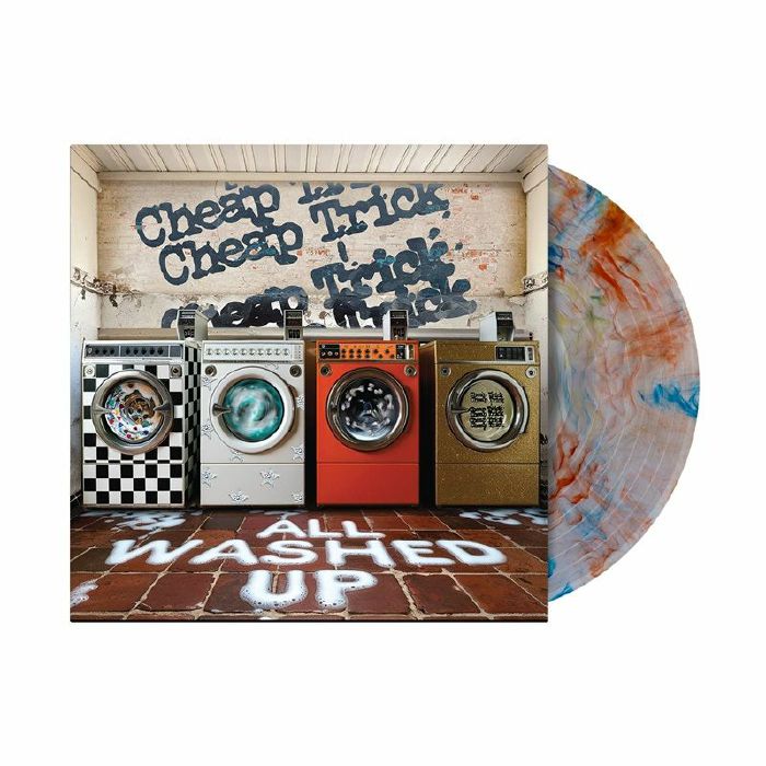 All Washed Up - Limited Edition Clear Orange & Blue Marbled Vinyl LP vinyl record cover