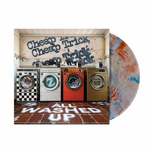 All Washed Up - Limited Edition Clear Orange & Blue Marbled Vinyl LP vinyl record cover
