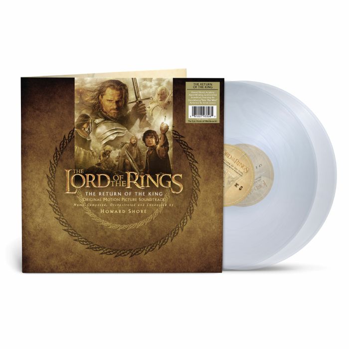 The Lord Of The Rings: The Return Of The King - Clear Vinyl 2xLP vinyl record cover
