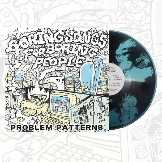 Boring Songs For Boring People - Teal Vinyl EP vinyl record cover