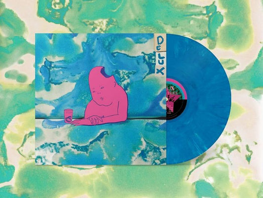 Delux - Blue Marbled Vinyl LP vinyl record cover