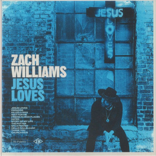 Jesus Loves - Blue Marbled 2xLP vinyl record cover