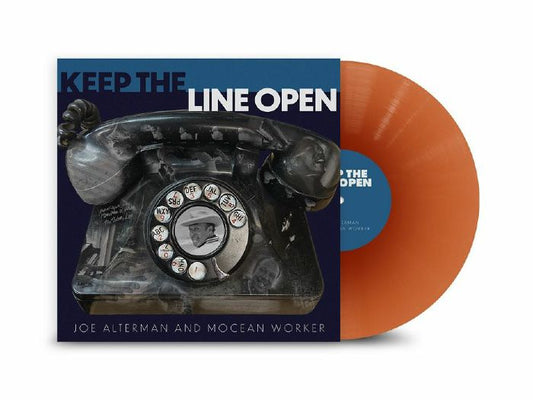 Keep The Line Open - Limited Edition Neon Orange Vinyl LP vinyl record cover