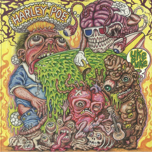 Uke Puke - White Vinyl 2xLP vinyl record cover