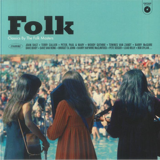 Vintage Sounds: Folk - Eco Vinyl LP vinyl record cover