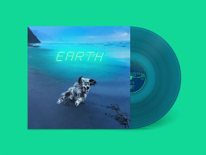Earth - Ocean Blue Vinyl LP vinyl record cover