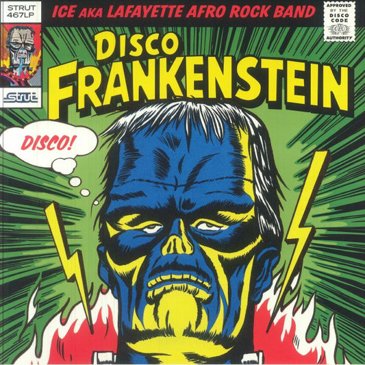 Disco Frankenstein - Limited Edition Red & Black Vinyl LP vinyl record cover
