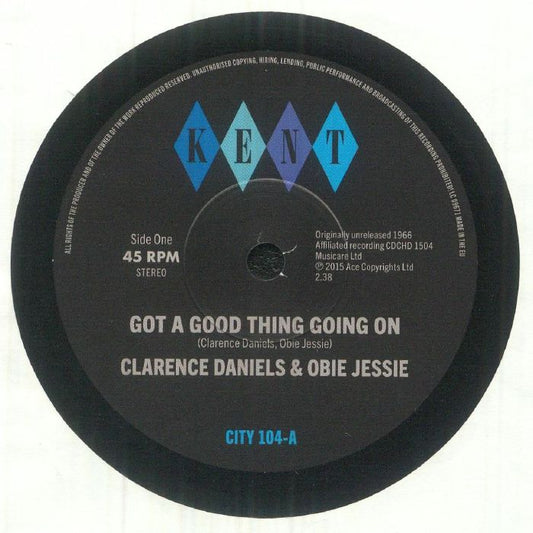 Got A Good Thing Going On / Hard Working Girl - Vinyl Single vinyl record cover
