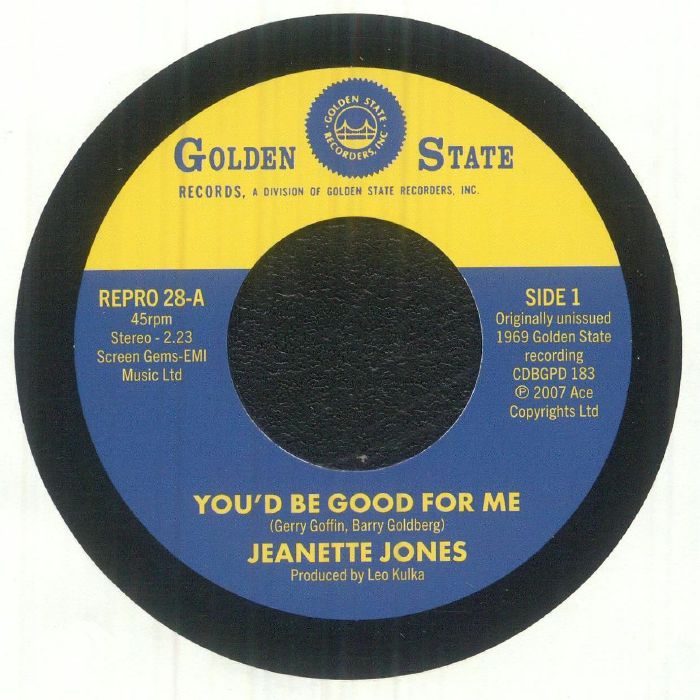 You'd Be Good For Me - Vinyl Single vinyl record cover