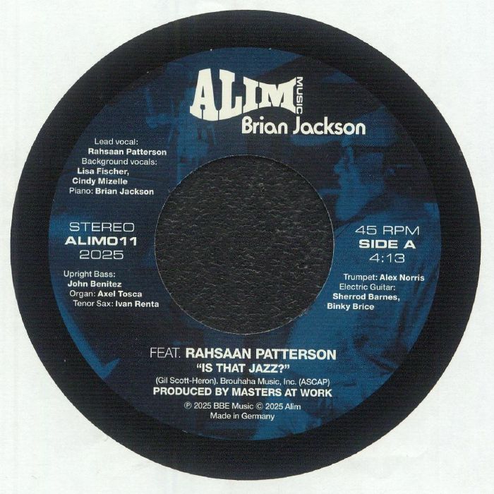 Is That Jazz? - Vinyl Single vinyl record cover