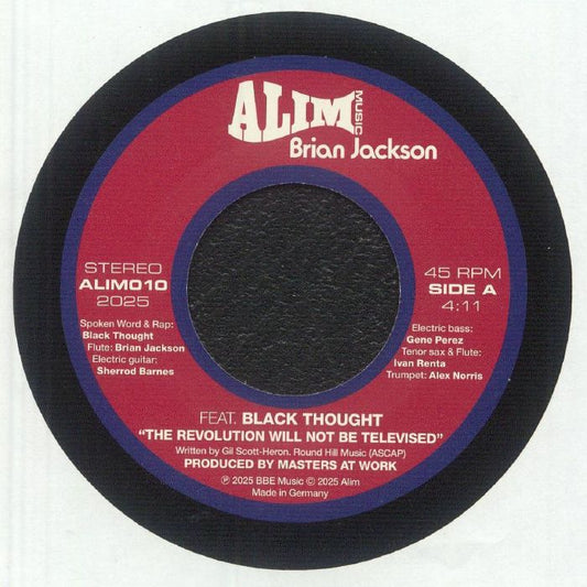 The Revolution Will Not Be Televised - Limited Edition Vinyl Single vinyl record cover