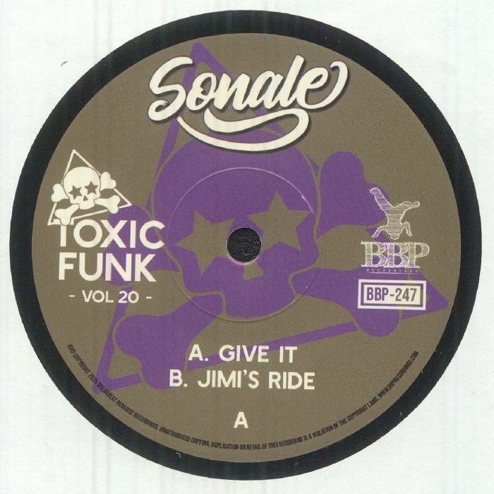 Toxic Funk Vol 20 - Vinyl Single vinyl record cover
