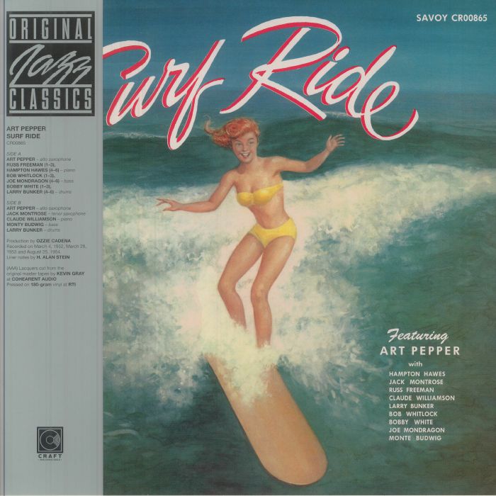 Surf Ride - Limited Edition Vinyl LP vinyl record cover