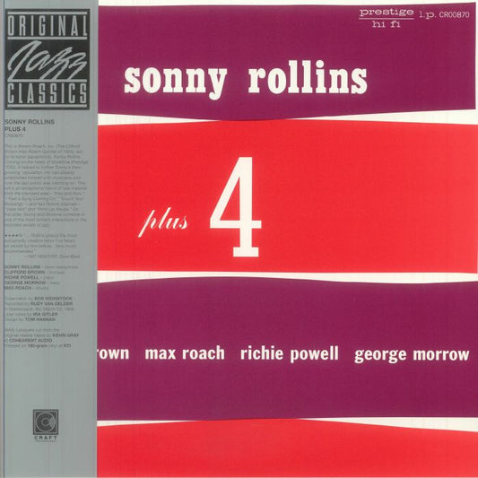 Plus 4 - Original Jazz Classics LP vinyl record cover