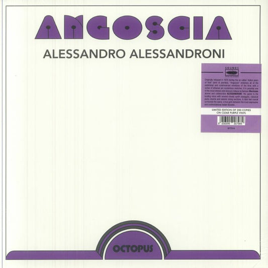 Angoscia - Limited Edition Purple Vinyl LP vinyl record cover