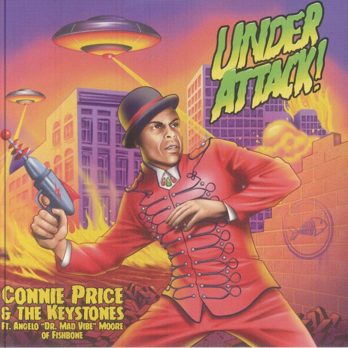Under Attack! - Limited Edition Splattered Vinyl Single vinyl record cover