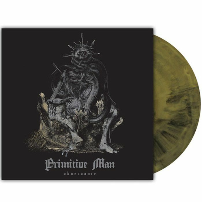 Observance - Gold and Black Galaxy 2xLP vinyl record cover