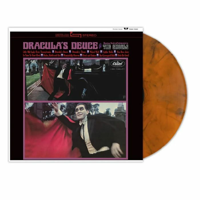 Dracula's Deuce - Limited Edition Orange Vinyl LP vinyl record cover