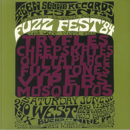 Fuzz Fest '84 - Limited Edition Vinyl LP vinyl record cover