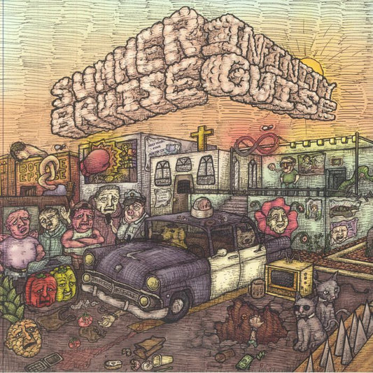Infinity Guise - Limited Edition Orange And Red Swirl Vinyl LP vinyl record cover