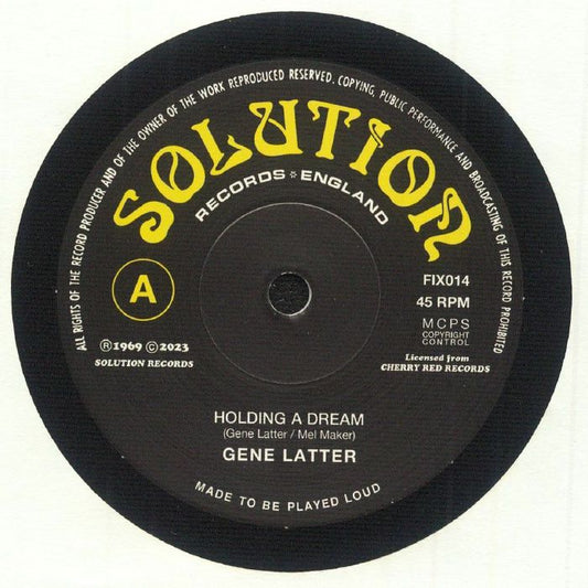 Holding A Dream - Vinyl Single vinyl record cover