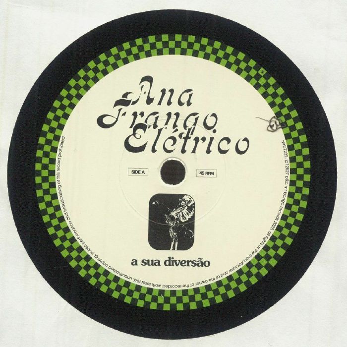 A Sua Diversao - Vinyl Single vinyl record cover