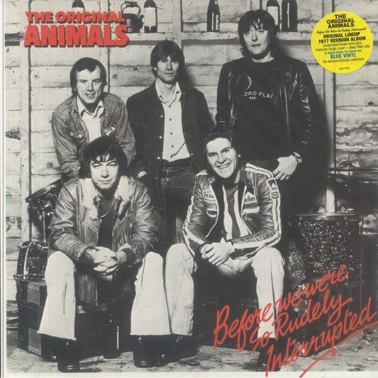 Before We Were So Rudely Interrupted - Blue Vinyl LP vinyl record cover
