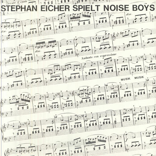 Spielt Noise Boys - White Vinyl LP vinyl record cover