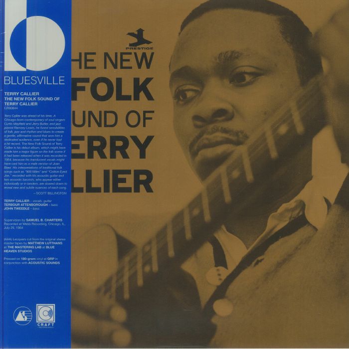 The New Folk Sound Of Terry Callier - Vinyl LP vinyl record cover