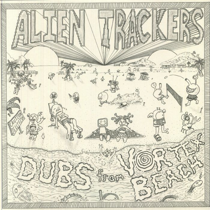Dubs From Vortex Beach - Limited Edition Neon Green Vinyl LP vinyl record cover