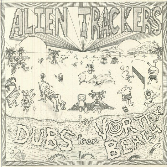 Dubs From Vortex Beach - Limited Edition Neon Green Vinyl LP vinyl record cover