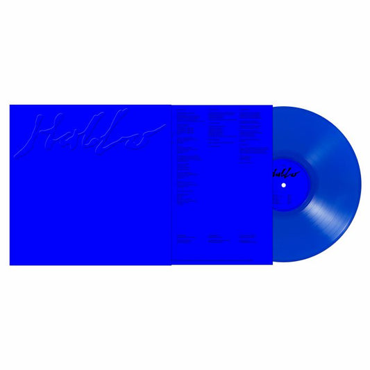 Hallo - Blue Vinyl LP vinyl record cover