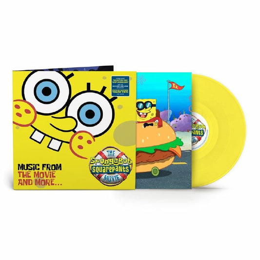 The Spongebob Squarepants Movie Soundtrack - Yellow Vinyl LP vinyl record cover